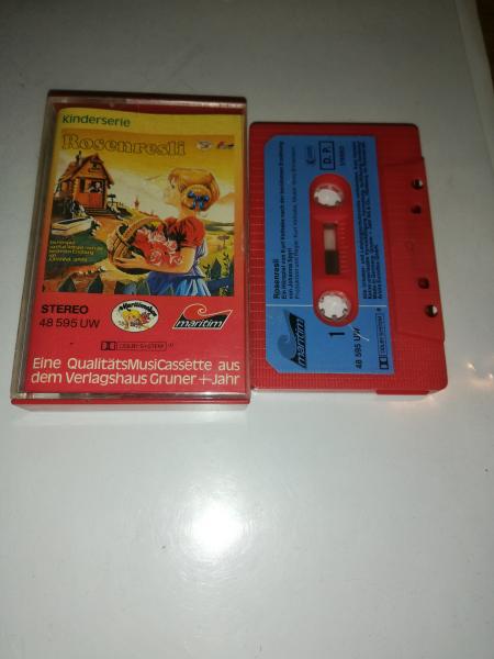 Rosenresli Rot mit Blauen Aufkleber 48595 UW Maritim