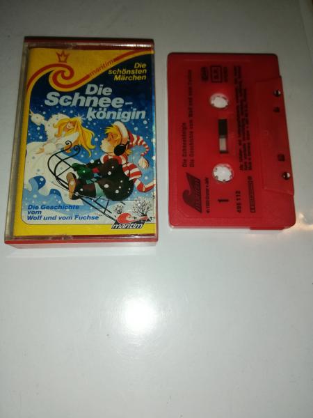 Die Schneekönigin Rot mit Schwarzen Druck 495112-211 Maritim Neonband