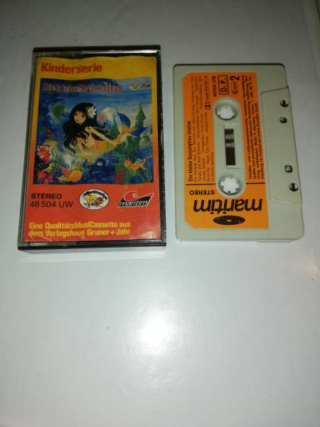 Die kleine Seejungfrau Grau mit Orangen Aufkleber 48504 UW Maritim