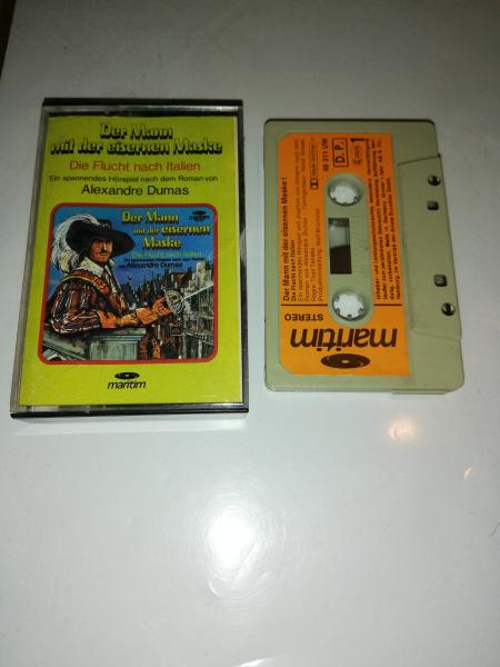 Der Mann mit der eisernen Maske 1 Flucht nach Italien Grau mit Orangen Aufkleber 48311 UW Maritim