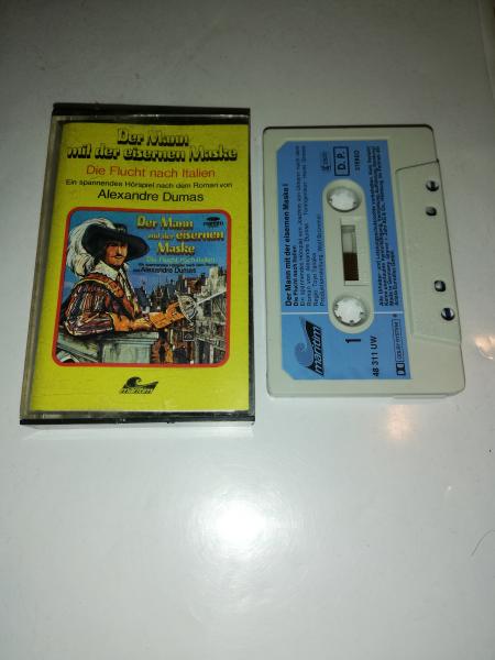 Der Mann mit der eisernen Maske 1 Flucht nach Italien Grau mit Blauen Aufkleber 48311 UW Maritim