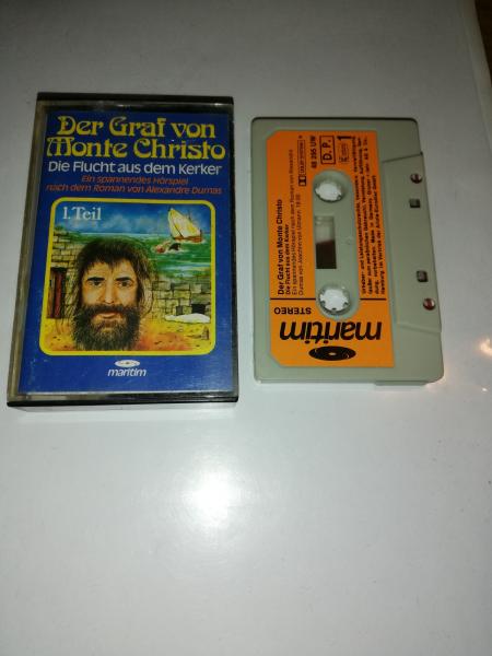 Der Graf von Monte Christo Teil 1 Die Flucht aus dem Kerker Grau mit Orangen Aufkleber 48295 UW Maritim