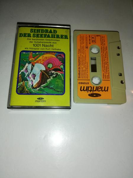 Sindbad der Seefahrer Grau mit Orangen Aufkleber 48258 UW Maritim