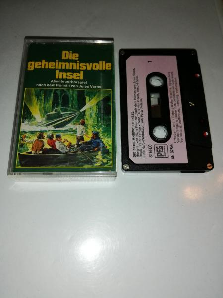 Die geheimnisvolle Insel 5-fach Silber geschraubt Schwarz mit Lila Aufkleber AE 32.954 Piccolo