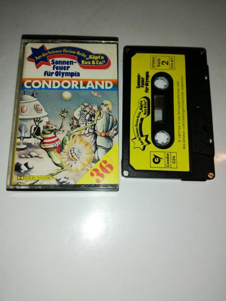 Käpt`n Kux & Co. Sonnenfeuer für Olympia 4-fach Silber geschraubt Schwarz mit Gelben Aufkleber 36 Condorland