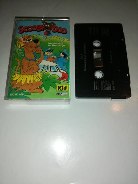 Scooby Doo Folge 3 Notlandung im Dschungel Schwarz mit Weißen Druck MC 80056 Kid Polyband