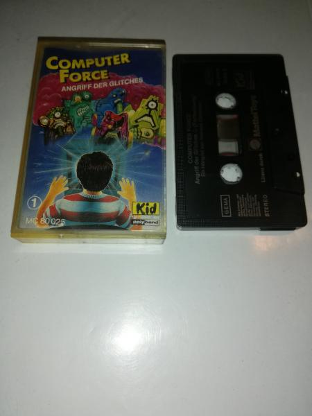 Computer Force Folge 1 Angriff der Glitches Schwarz mit Weißen Druck MC 80025 Kid Polyband