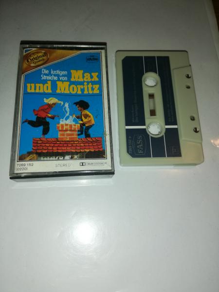 Die lustigen Streiche von Max und Moritz Grau mit Schwarzen Aufkleber 7269152 Fass