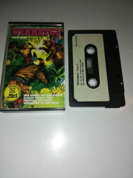 Winnetou 2 Schwarz mit Weißen Aufkleber 14.859 Bella Musica