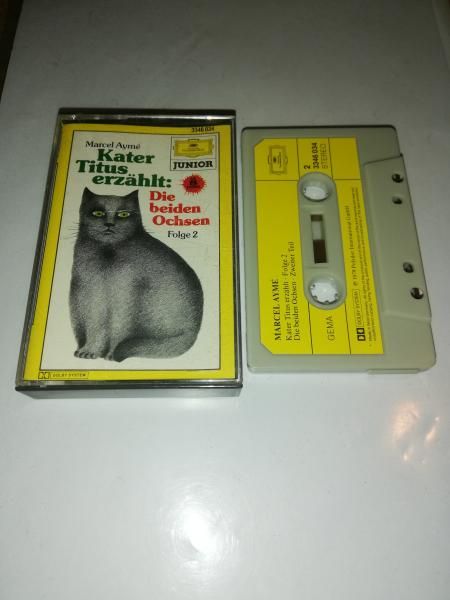 Kater Titus erzählt : Folge 2 Die beiden Ochsen Grau mit Gelben Aufkleber 3346034 Deutsche Grammophon