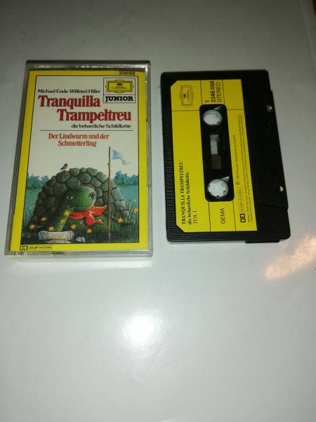 Tranquilla Trampeltreu Folge Die beharrliche Schildkröte/Der Lindwurm und der Schmetterling Schwarz mit Gelben Aufkleber 3346058 Deutsche Grammophon