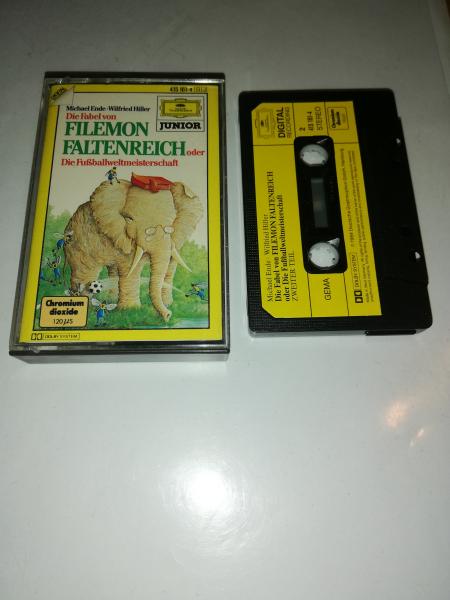 Filemon Faltenreich oder Die Fußballweltmeisterschaft Schwarz mit Gelben Aufkleber 415161-4 Deutsche Grammophon