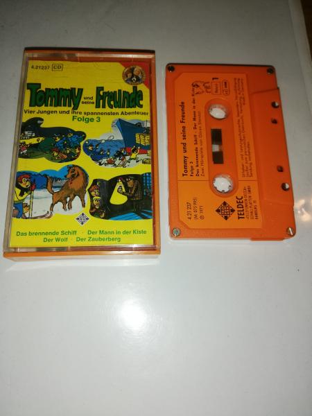 Tommy und seine Freunde Folge 3 4-fach Silber geschraubt Orange mit Orangen Aufkleber 4.21237 CD Telefunken