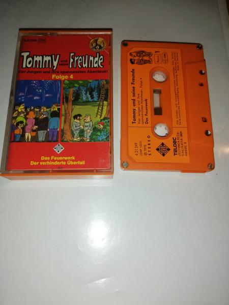 Tommy und seine Freunde Folge 4 4-fach Silber geschraubt Orange mit Orangen Aufkleber 4.21249 CD Telefunken