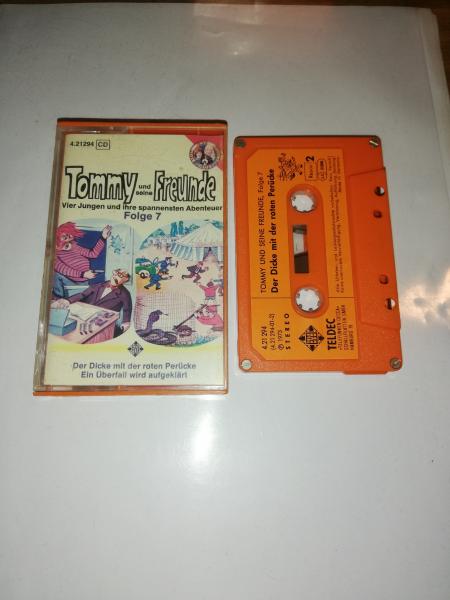 Tommy und seine Freunde Folge 7 4-fach Silber geschraubt Orange mit Orangen Aufkleber 421294 CD Telefunken(Cover leicht verblichen)