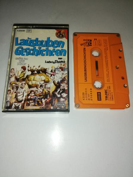 Lausbubengeschichten 5-fach Silber geschraubt Orange mit Orangen Aufkleber 4.23230 Decca