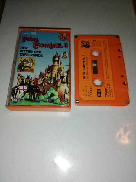 Prinz Eisenherz II Der Ritter der Tafelrunde 4-fach Silber geschraubt Orange mit Orangen Aufkleber 4.23231 CD Decca