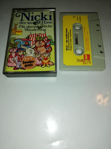 Nicki der weisse Hase Die abenteuerliche Wanderung Grau mit Gelben Aufkleber 10 328096 Peggy