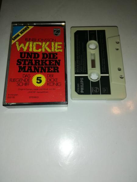 Wickie und die starken Männer 5 Das fliegende Schiff/ Der dicke König Grau mit Schwarzen Aufkleber 7172241 Sonic Series Philips