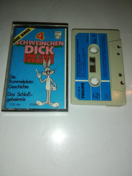 Schweinchen Dick und seine Freunde 4 Grau mit Blauen Aufkleber 7172124 Sonic Series Philips