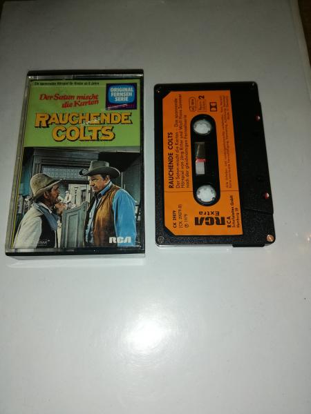 Rauchende Colts 4-fach Silber geschraubt Schwarz mit Orangen Aufkleber CK 29879 CH RCA