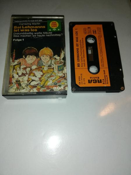 Bei Lehmanns ist was los 4-Fach Silber geschraubt Schwarz mit Orangen Aufkleber CK 29814 CH RCA(Leichter Einriss Cover)