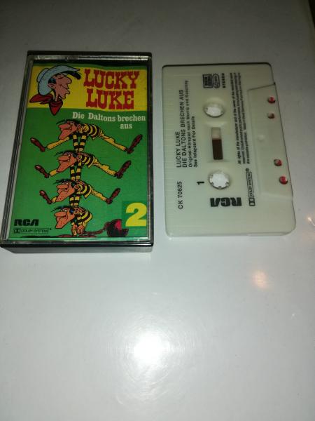 Lucky Luke 2 Die Daltons brechen aus Weiß mit Schwarzen Druck CK 70625 AF RCA
