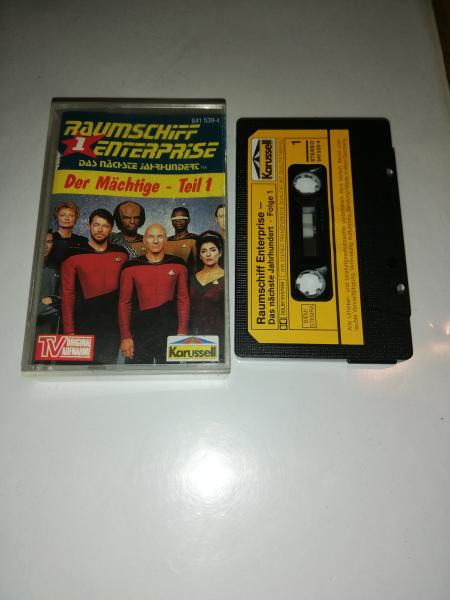 Raumschiff Enterprise Folge 1 Der Mächtige Teil 1 Schwarz mit Gelben Aufkleber 841539-4 Karussell
