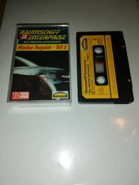 Raumschiff Enterprise Folge 2 Mission Farpoint-Teil 2 4-fach Schwarz geschraubt Schwarz mit Gelben Aufkleber 841540-4 Karussell