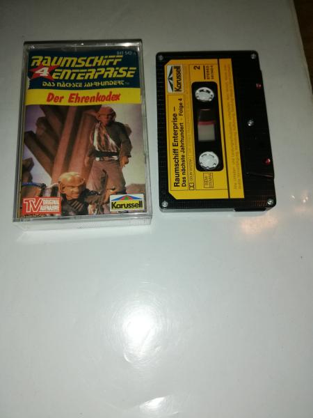 Raumschiff Enterprise Folge 4 Der Ehrenkodex 5-fach Silber geschraubt Schwarz mit Gelben Aufkleber 841542-4 Karussell