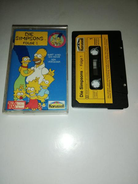 Die Simpsons Folge 1 Bart wird ein Genie/Der Versager Schwarz mit Gelben Aufkleber 847472-4 Karussell