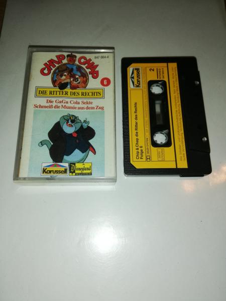 Chip und Chap Folge 6 Die GaGA Cola Sekte/Schmeiß die Mumie aus dem Zug Schwarz mit Gelben Aufkleber 847664-4 Karussell