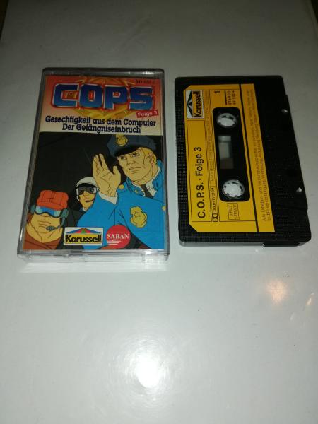 C.O.P.S. Folge 3 Gerechtigkeit aus dem Computer/Der Gefängniseinbruch Schwarz mit Gelben Aufkleber 841532-4 Karussell