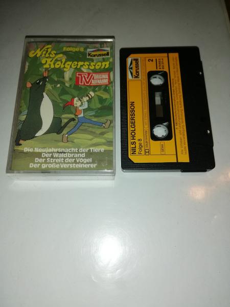 Nils Holgersson Folge 8 Schwarz mit Gelben Aufkleber 833371-4 Karussell