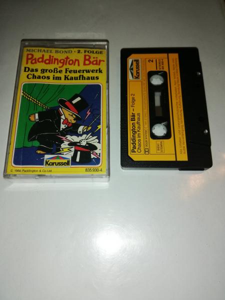 Paddington Bär Folge 2 Das große Feuerwerk/Chaos im Kaufhaus Schwarz mit Gelben Aufkleber 835930-4 Karussell