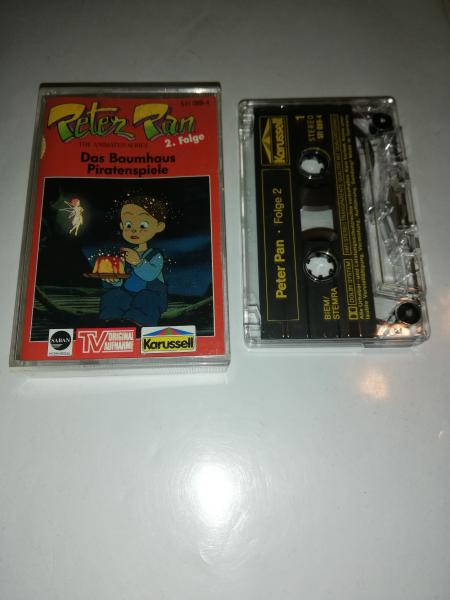 Peter Pan Folge 2 Das Baumhaus/Piratenspiele Transparent mit Gelben Druck 511089-4 Karussell