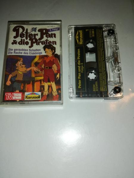 Peter Pan & die Piraten Folge 3 Die geraubten Schatten/Die Rache des Eiskönigs Transparent mit Gelben Druck 511690-4 Karussell