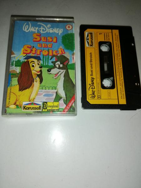 Susi und Strolchi Nr.6 Schwarz mit Gelben Aufkleber 825913-4 Karussell Disneyland