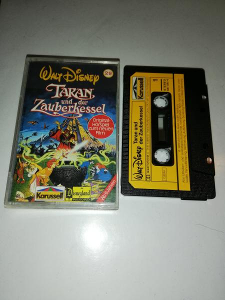 Taran und der Zauberkessel Nr.29 Schwarz mit Gelben Aufkleber 827841-4 Karussell Disneyland