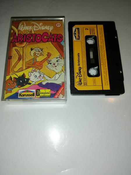 Aristocats Nr.21 Schwarz mit Gelben Aufkleber 825919-4 Karussell Disneyland