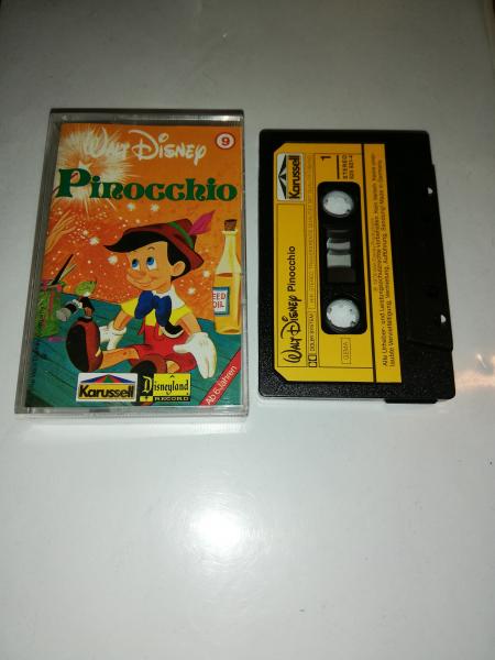 Pinocchio Nr.9 Schwarz mit Gelben Aufkleber 825921-4 Karussell Disneyland