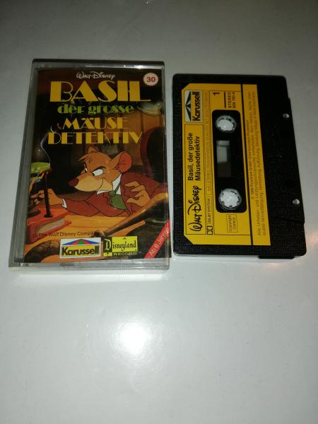 Basil der grosse Mäusedetektiv Nr.30 Schwarz mit Gelben Aufkleber 829781-4 Karussell Disneyland