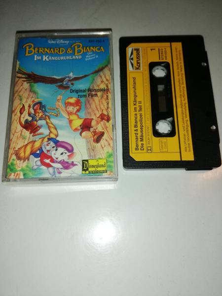 Bernhard und Bianca Känguruhland Teil 2 Schwarz mit Gelben Aufkleber 849452-4 Disneyland