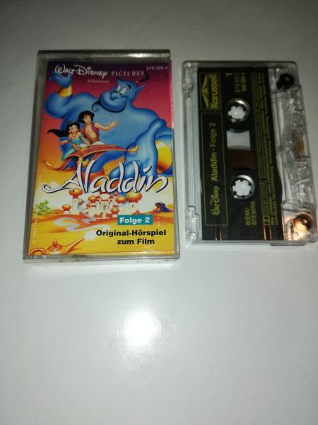 Aladdin Folge 2 Original-Hörspiel zum Film Transparent mit Gelben Druck 519326-4 Walt Disney Records