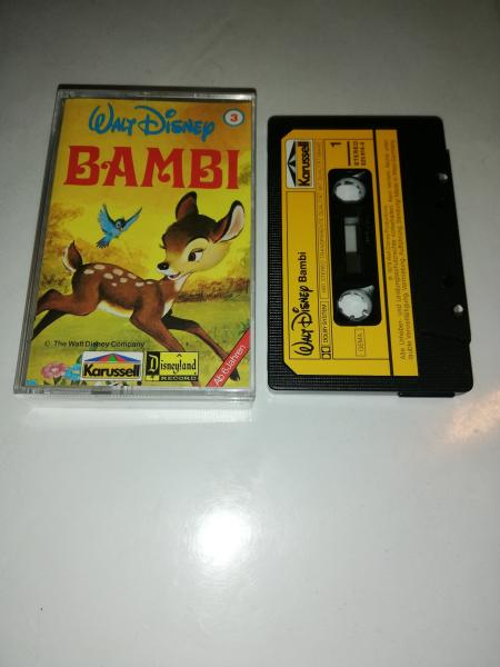 Bambi Nr.3 Schwarz mit Gelben Aufkleber 825914-4 Karussell Disneyland