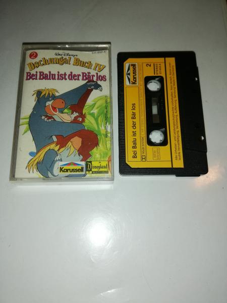 Dschungelbuch IV Folge 2 Bei Balu ist der Bär los Schwarz mit Gelben Aufkleber 511652-4 Karussell Disneyland