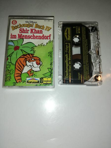 Dschungelbuch IV Folge 6 Shir Khan im Menschendorf  Transparent mit Gelben Druck 517385-4 Karussell Disneyland