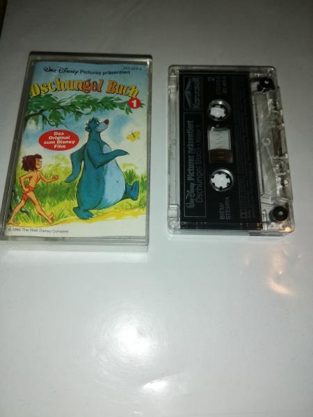 Dschungelbuch 1 Transparent mit Weißen Druck Das Original zum Disney Film 551424-4  Walt Disney Records