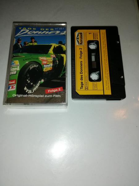 Tage des Donners Folge 2 Original-Hörspiel zum Film Schwarz mit Gelben Aufkleber 847358-4 Karussell