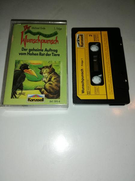 Der Wunschpunsch Folge 1 Der geheime Auftrag vom hohen Rat der Tiere Schwarz mit Gelben Aufkleber 841551-4 Karussell